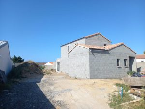 construction maison vue arriere