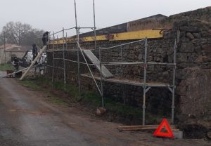 Renforcement du mur supérieur